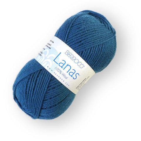 Buy Our Vibrant Cobalt Blue Hand-Dyed Wool Yarn - 218 Yards Today!