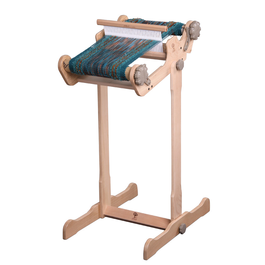 10-inch Ashford SampleIt Loom on stand.