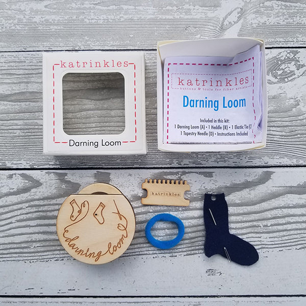 Tiny Darning & Mending Loom – KnitWit Yarn Shop
